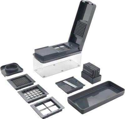 Obrázek produktu pro metaltex 194850000 metaltex 12v1 kráječ ovoce a zeleniny Slice-Cube, šedý