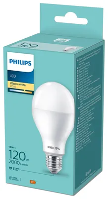 Obrázek produktu pro Philips Žárovka 120 W A67 E27, 19 W, 120 W, E27, 2000 lm, 15000 h, Teplá bílá