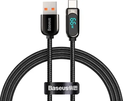 Obrázek produktu pro Baseus Display USB - USB-C kabel 66W, 1m - černý