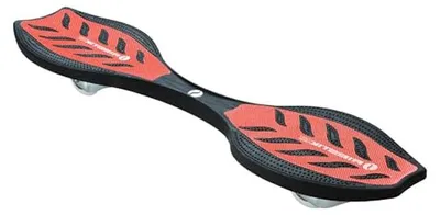 Productafbeelding van Zwenkboard - Waveboard Casterboard - Trucs Leren - 360 Graden Draai - 83 x 22 x 11cm - Rood