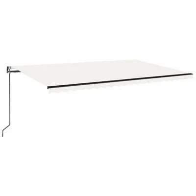 Produktbild von vidaXL Automatische Markise mit LED & Windsensor 500x350 cm Creme