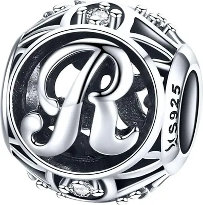 Produktbild von Pandora-Anhänger, Buchstabe R, Silber 925