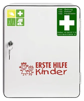 Produktbild von Söhngen Verbandschank KINDERGARTEN B302xH362xT140ca.mm weiß 1-türig - 550002