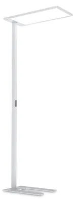 Zdjęcie produktu dla Lampa Podłogowa Nowoczesna Comfort Metal Biała Led 76W K Ciepłe Światło 3000K
