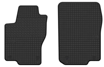 Image de Tapis avant en caoutchouc pour Mercedes GLE I 2015-2019 (SUV) – 2 pièces, noirs, sur mesure