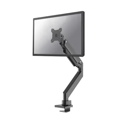 Produktbild von Neomounts Flachbild Tischhalterung, Klemme/Durchführung, 15 kg, 25,4 cm (10"), 81,3 cm (32"), 100 x 100 mm, Schwarz