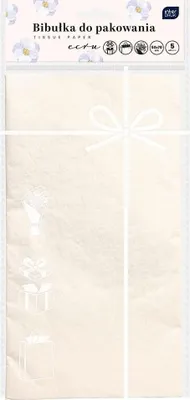 Immagine prodotto di Carta da regalo 50x70cm 5 fogli ecrù
