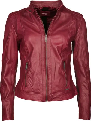 Produktbild von Maze Lederjacke Marcie Damen rot 3XL