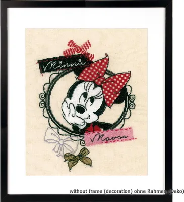 Produktbild von Vervaco Stickpackung Zählmuster "Disney It's all about Minnie I"