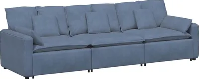 Immagine prodotto di Divano Modulare con Cuscini Blu