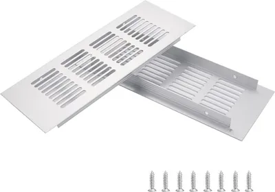 Obrázek produktu pro Obdélníková větrací mřížka 20 x 8 cm.