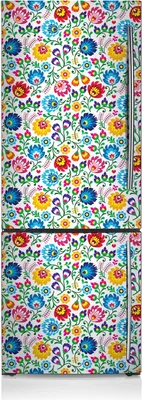 Produktbild von Dekoration Kühlschrank Aufkleber Magnete Küche Kühlschrankmagnete 60x180 cm - Volkskunst