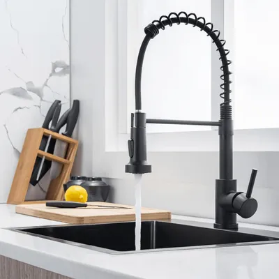 Produktbild von LOMAZOO Küchenarmatur Ausziehbar Schwarz - SAPPHIRE