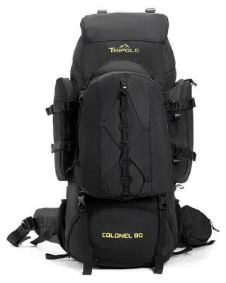 Produktbild von Rucksack wasserdicht, 80 Liter, mit abnehmbarer Tagesrucksack, für Trekking