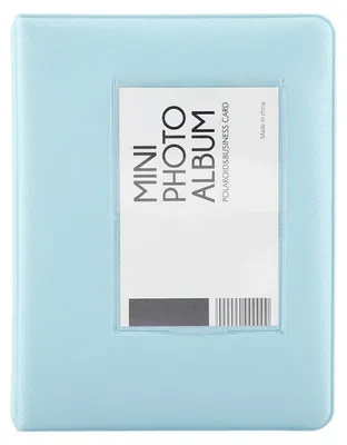 Mini Polaroid Fotoalbum 64 Taschen 3 Zoll Blau