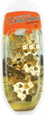 Produktbild von X Bilderhaken Nr. 4 Vermessingt 10pk WI1407 (One Size) (One Colour)