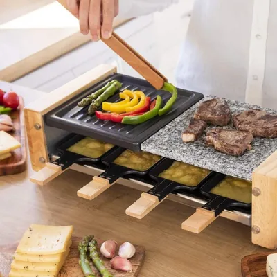 Produktbild von CECOTEC Cheese&Grill 8400 Wood Mixgrill Raclette
