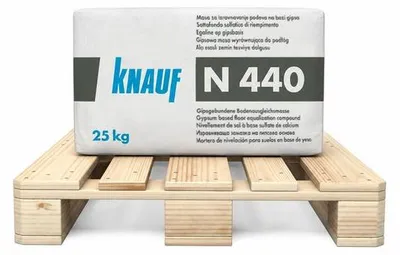 Produktbild von Knauf Bodenausgleichsmasse N440 Calciumsulfat 1050 kg für 10-40 mm Schichtdicke emissionsarm Innenbereich