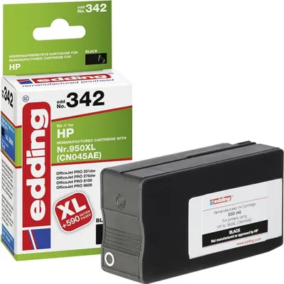 Produktbild von edding Druckerpatrone EDD-342 schwarz kompatibel zu HP 950XL (CN045AE)