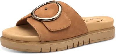Produktbild von Tamaris Comfort Lederpantolette - Cognac Leder : Normal : 42 Größe: 42 Weite: Normal