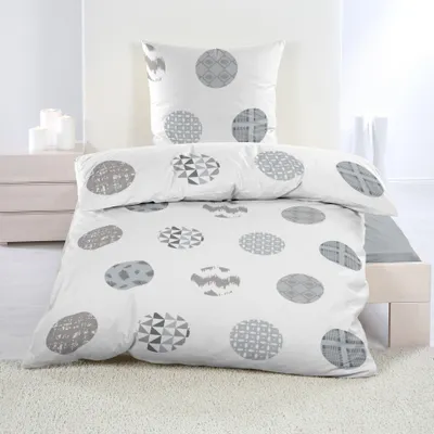 Produktbild von Warme Winter Microfaser Thermo Fleece Bettwäsche 135x200 155x220 Bettbezug Modern, Design - Motiv:Design 13, Maße:155 cm x 220 cm