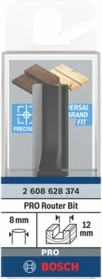 Obrázek produktu pro Bosch 2 608 628 374, Rovná fréza, 62 mm, 1,2 cm, 1 kusů