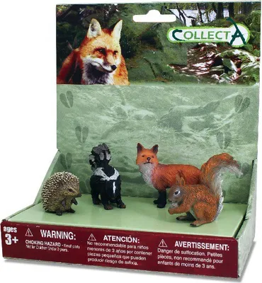 Produktbild von Set mit 4 Figuren Waldtiere - Collecta