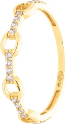 Produktbild von SuzanGold Unchained Ring aus 375er Gold für Damen