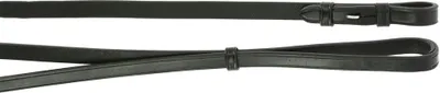 Image de Rênes de cantard en cuir ERIC THOMAS ELITE, 13 mm, couleur : noir, taille : taille pour chevaux à sang chaud