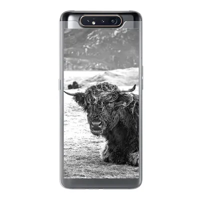 Produktbild von MuchoWow® Handyhülle Schutzhülle Hülle für Samsung Galaxy A80 Schottischer Highlander - Berg - Tiere Silikon Softcase Handy Hülle - Schutzdeckel