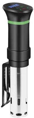Sous-Vide-Stab aus Edelstahl, 1000 W, mit Timer, grau