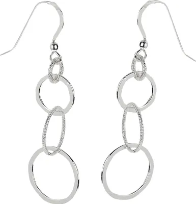 Produktbild von Zeeme Silber Ohrringe 925/- Sterling Silber 5,2cm weiß ohne 301230010