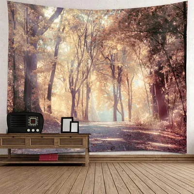 Produktbild von Polyester-Wandteppich mit Landschaftsmotiv