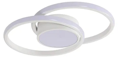 Image de Plafonnier, design moderne, économe en énergie, blanc 02, M