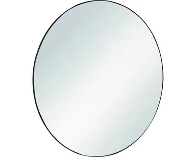 Obrázek produktu pro Kulaté zrcadlo na zeď MILA černé Ø50 cm