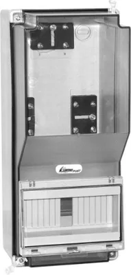 Produktbild von Zählergehäuse OZP-1 IP65 38.03 Zählertafel für 1Phasige Zähler geeignet E-P