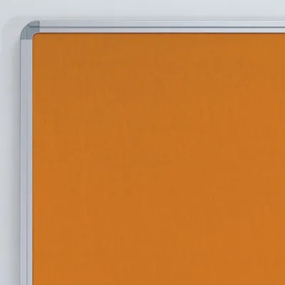 Produktbild von Stellwandtafel beidseitig Filz B2000xH1200xT22mm orange