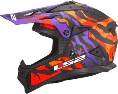 Immagine prodotto di Ls2 Mx708 Fast Ii Grotesk Ece 22.06 Casco fuoristrada Nero XL Nero XL