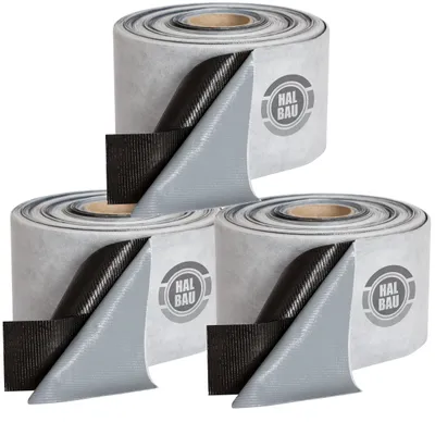 Zdjęcie produktu dla Taśma Uszczelniająca Butylowa Samoklejaca do hydroizolacji 100mm DICHTBAND HALBAU HS04 - 60m