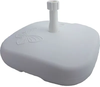 Immagine prodotto di Supporto per ombrellone in plastica - Colore: bianco - riempibile / 20 L - Supporto per ombrellone, base per ombrellone