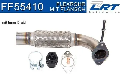 Produktbild von LRT Abgasrohr Auspuffrohr für FORD Fiesta Mk5 Schrägheck (JH1, JD1, JH3, JD3) Vorne FF55410