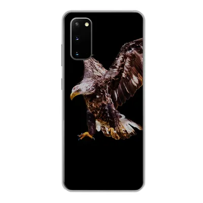 Produktbild von MuchoWow® Handyhülle Schutzhülle Hülle für Samsung Galaxy S20 Adler - Vogel - Federn Silikon Softcase Handy Hülle - Bild