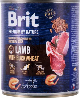Produktbild von Brit Premium By Nature LammBUCHWEIZEN 800g