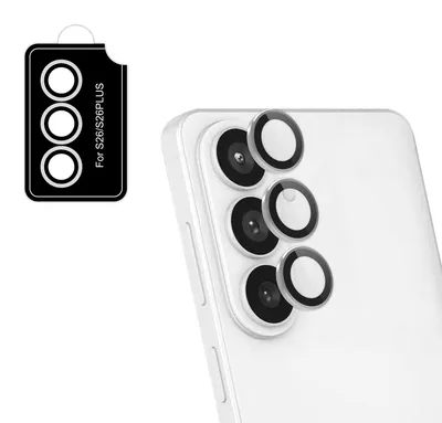 Imagen del producto de Protector de cámara de cristal paquete de 2 para Samsung Galaxy S26 Ultra - Plateado