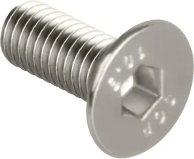 Produktbild von Senkkopfschrauben, Senkschrauben mit Innensechskant für Konstruktionsprofile M4 / M5 / M6 / M8 DIN 7991 (50, vernickelt, M4 x 10mm)