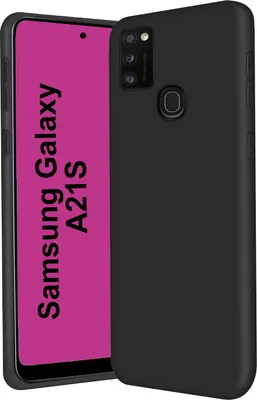 Produktbild von Samsung Galaxy A21S Silikon Schutzhülle Case Handyhülle Tasche Back Cover Matt Dünn Schwarz