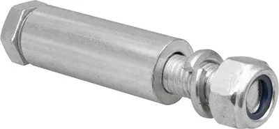 Produktbild von WAGNER Achsmaterial komplett Set - Ø 20 x 55 mm, für alle Räder mit Achsloch 20 mm, Stahl verzinkt - 13044100