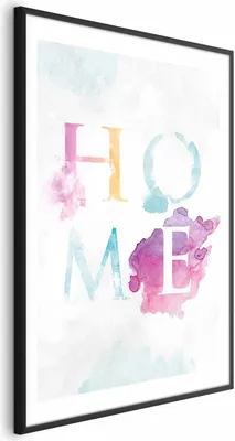 Produktbild von Posterpapier Poster - Rainbow Home 21x30 cm Text m-A-0751-ao-a