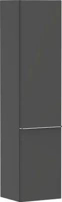 Produktbild von Hochschrank Xelu Q 1650x400x350mm diamantengr ma Gri chrom diamantengrau matt Griff chrom