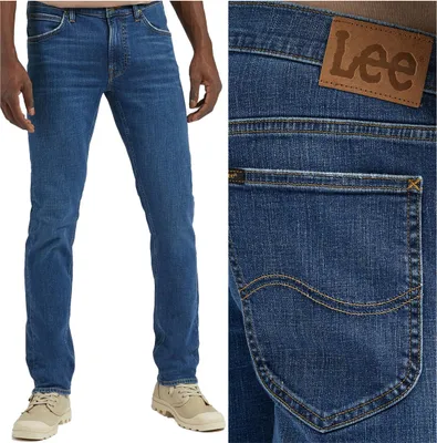 Produktbild von LEE, Herren Jeanshosen, Straight fit, DAREN ZIP FLY, W33 L30, Blau, Jeans, baggyjeans, buggy